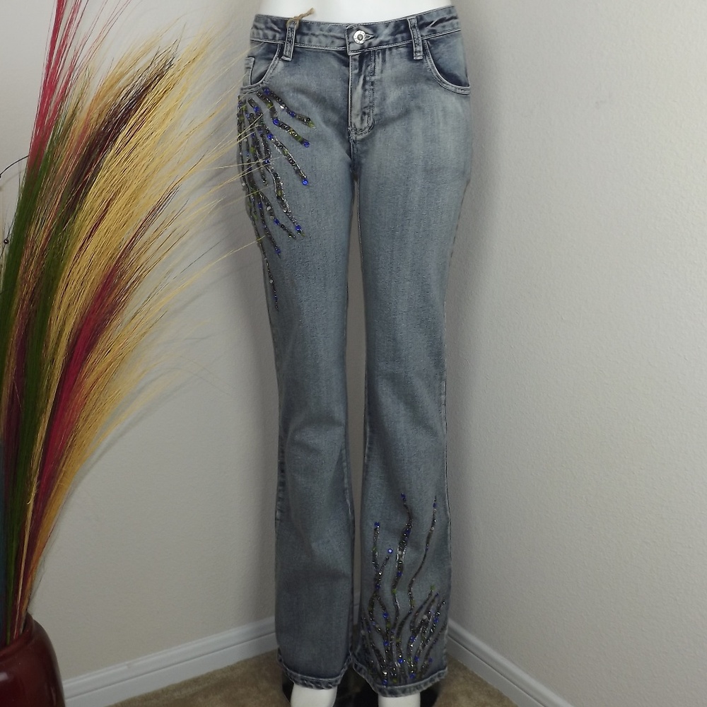 Aquatic Light Wash Blue Denim Jeans